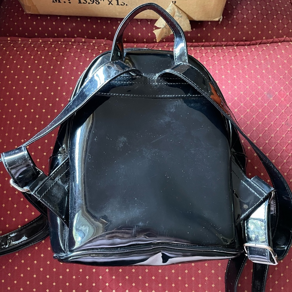 Metallic Quilted Backpack - Picture 3 of 5